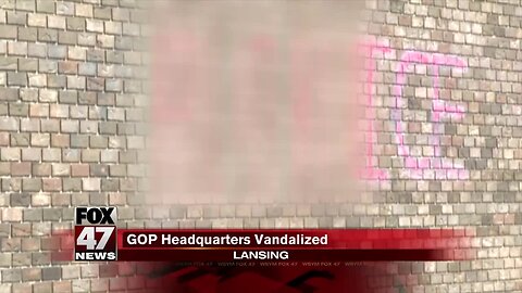 Michigan GOP Headquarters vandalized with anti-ICE graffiti