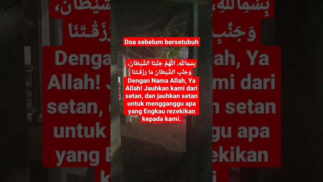 Doa sebelum bersetubuh #shorts