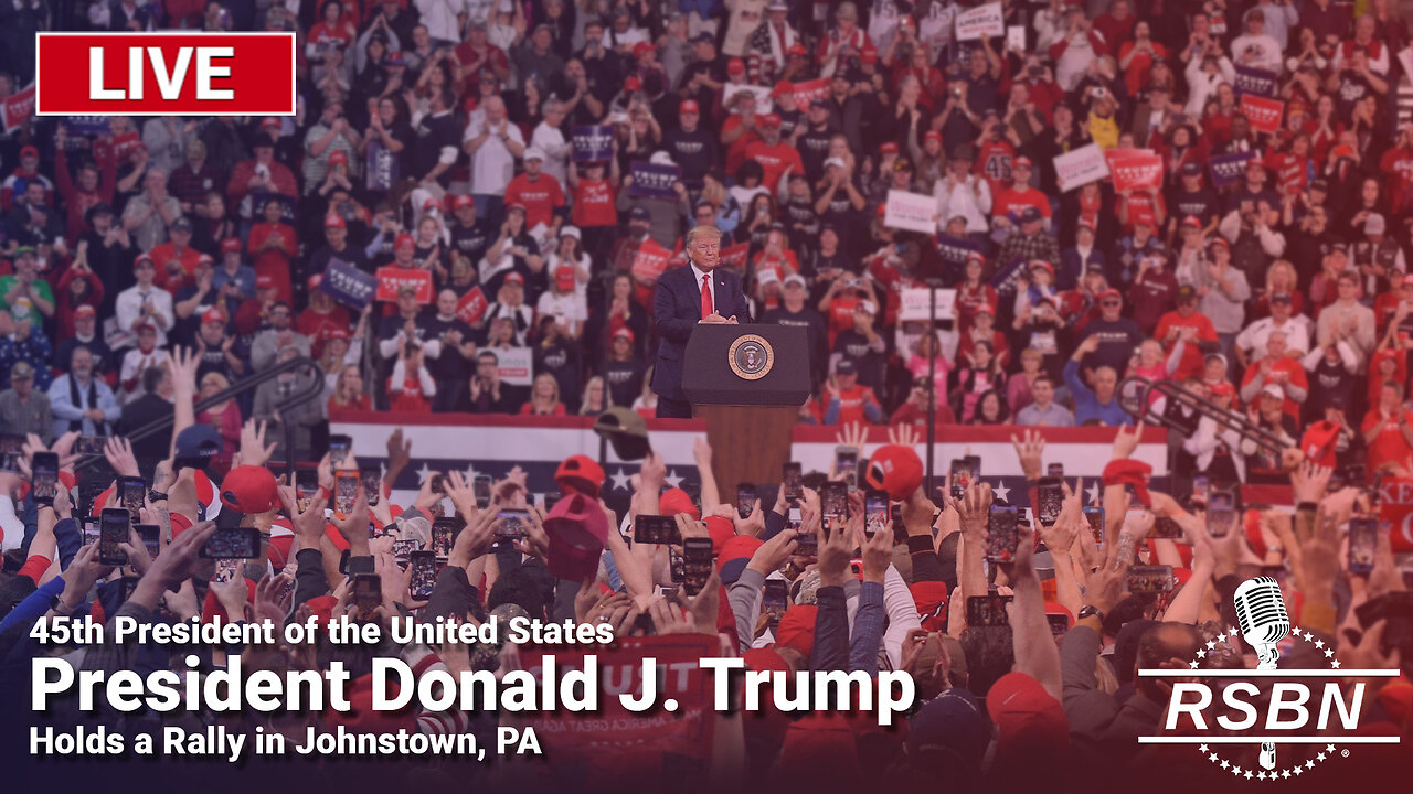 LIVE REPLAY: President Trump Holds a Rally in Johnstown, PA - 8/30/24