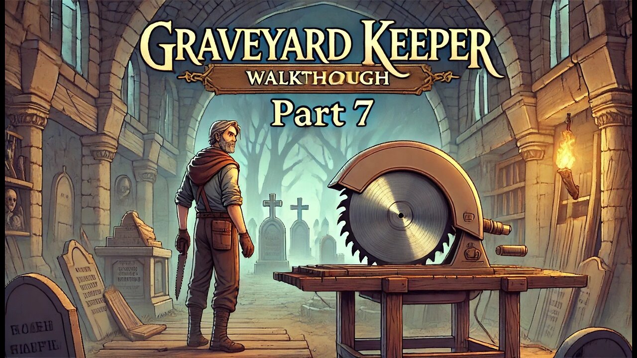 Graveyard Keeper Walkthrough Part 7 | Unlocking the Circular Saw & the Underground Tunnel System!