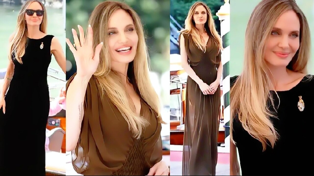 Angelina Jolie in TWO Stunning Looks at Venice Film Festival
