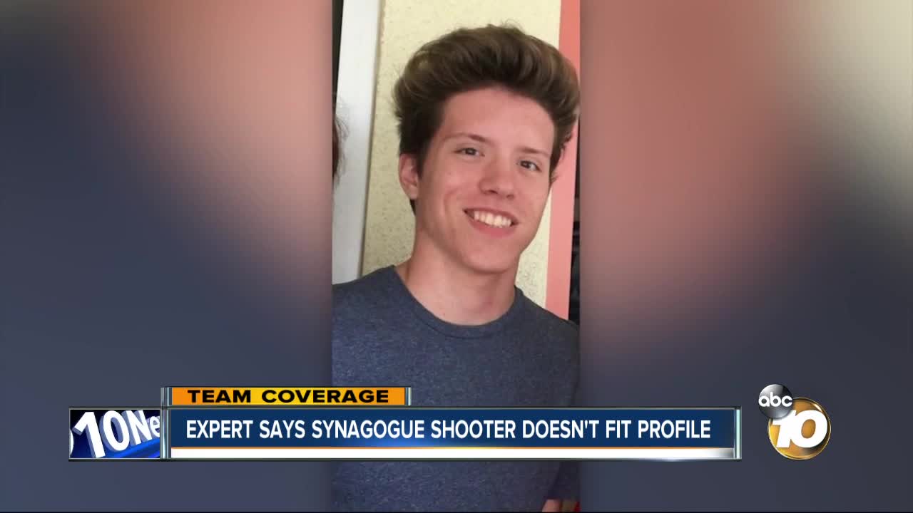 Expert says synagogue shooter doesn't fit profile