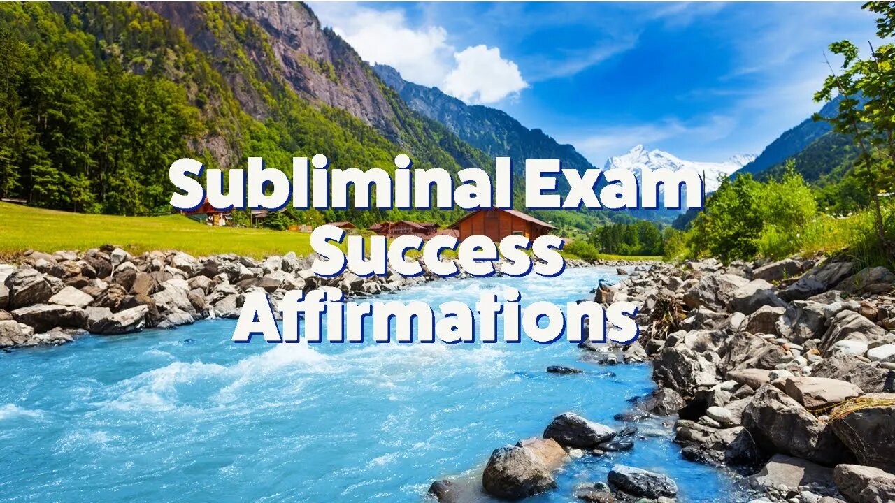 Exam Success and Successful Study Subliminal Affirmations | Boost Your Academic Performance