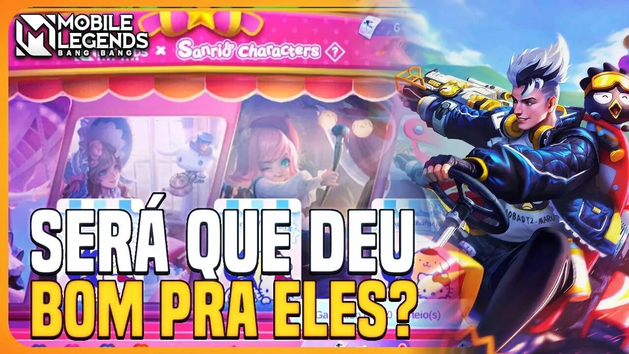 ROLETEI NO EVENTO SANRIO NA CONTA DOS INSCRITOS, DEU BOM? | MLBB