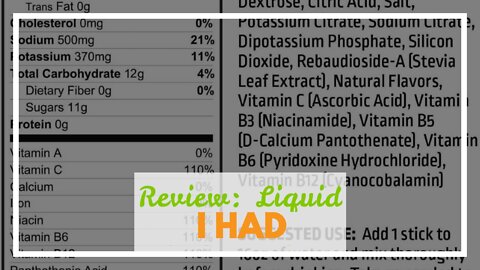 Review: Liquid I.V. Hydration Multiplier - Passion Fruit - Hydration Powder Packets Electroly...