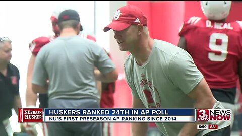 Huskers ranked 24th in AP preseason poll