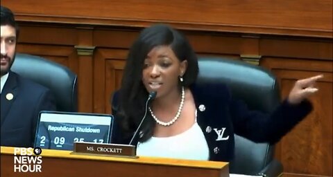 LOL Dem Rep Crockett: Joe Is Guilty Of Loving Hunter