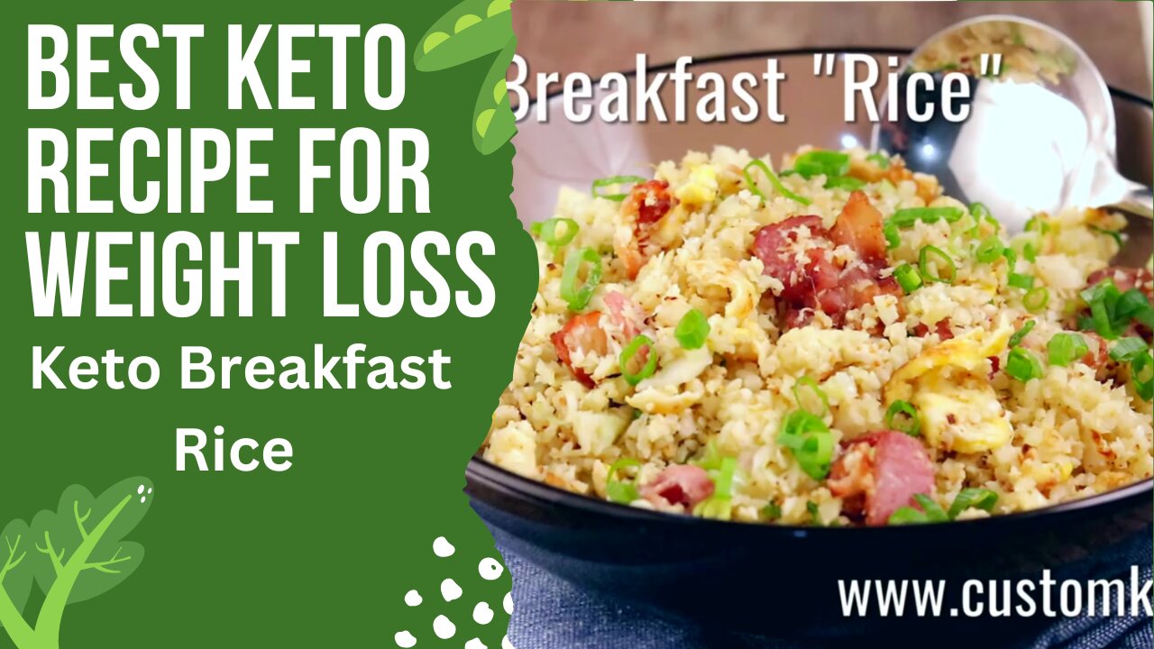 Keto Breakfast Rice. BEST FOR WEIGHT LOSS