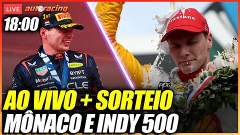 SORTEIO, GP DE MÔNACO DA F1 2023 e INDY 500