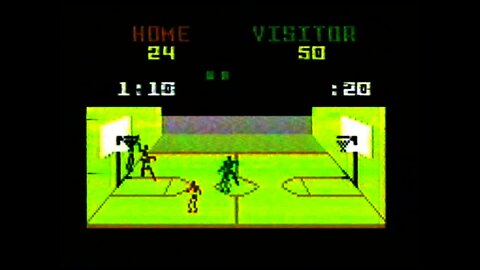 Intellivision NBA Basketball 1988 Enormous Blowout