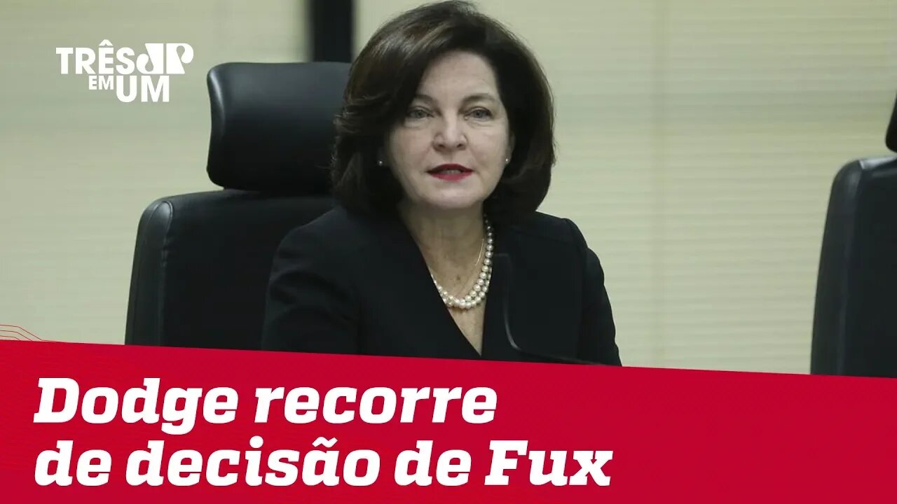 Raquel Dodge recorre da decisão de Luiz Fux que revoga auxílio-moradia