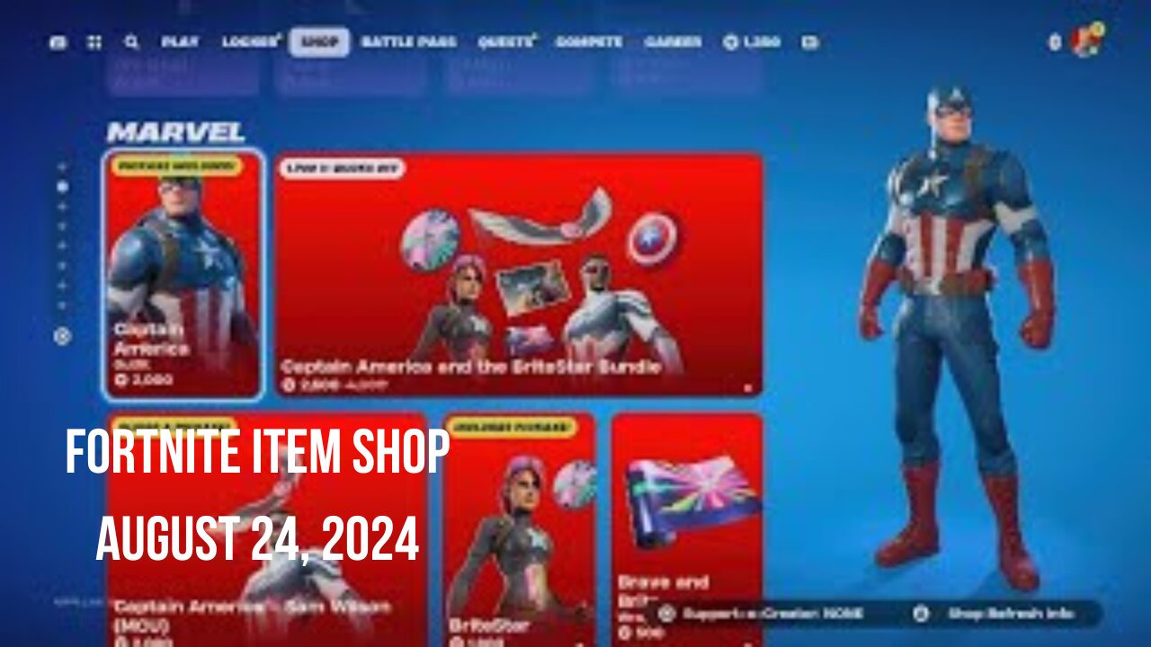 Fortnite Item Shop|August 24, 2024