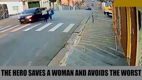 THE HERO SAVES A WOMAN AND AVOIDS THE WORST - AMAZING.