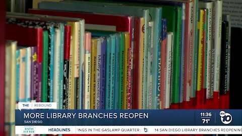 More city libraries reopen