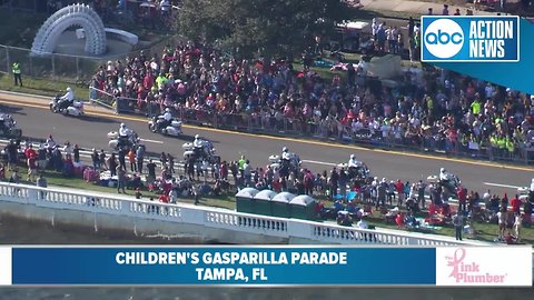 Aerials from Gasparilla Children's Parade