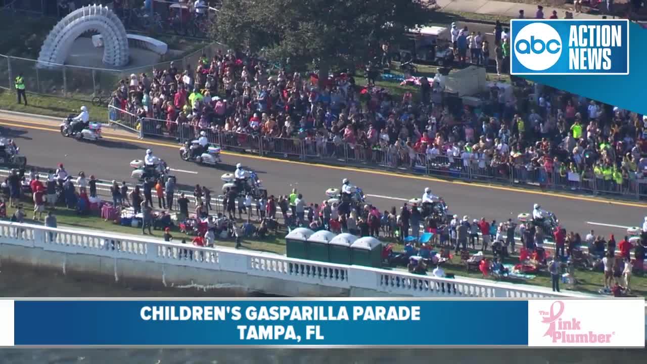 Aerials from Gasparilla Children's Parade