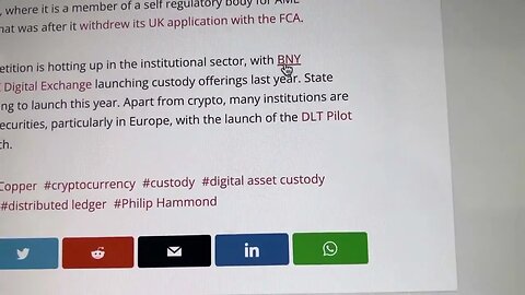 UK TREASURER GOES TO WORK FOR CRYPTO COMPANY? Hmmmmmm