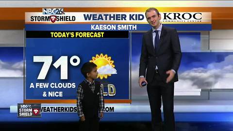 Meet Kaeson Smith, our NBC26 Weather Kid of the Week!