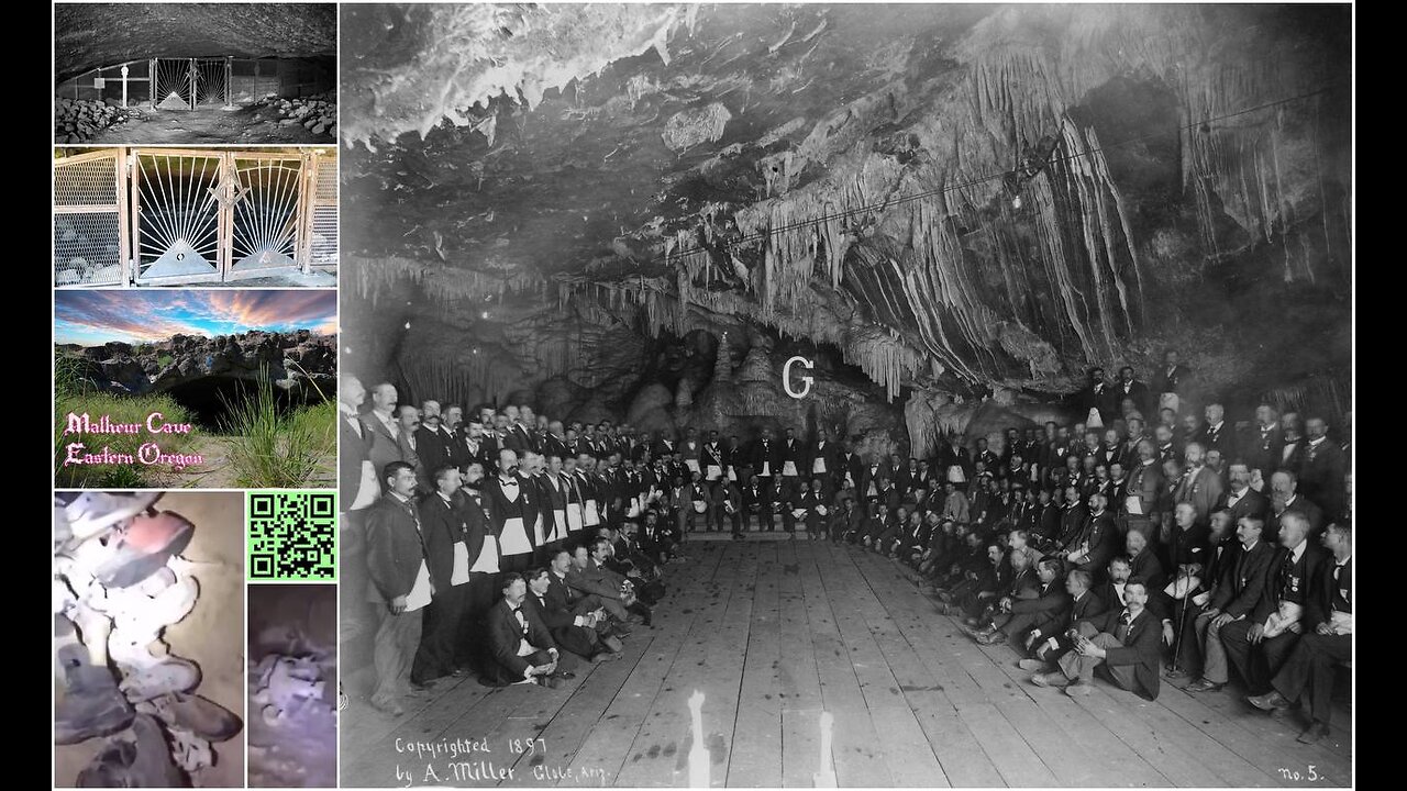 Visiting Malheur Cave in Harney County, Oregon Masonic Lodge No. 97