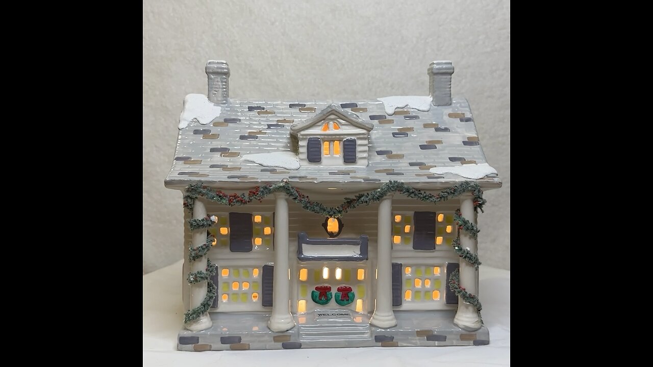 Dept 56 Cumberland House, Snow Village Lighted Christmas Building from 1987