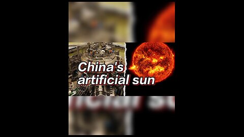 China artificial Sun and moon