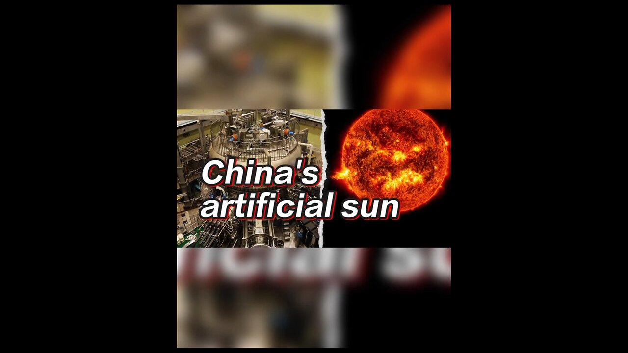 China artificial Sun and moon