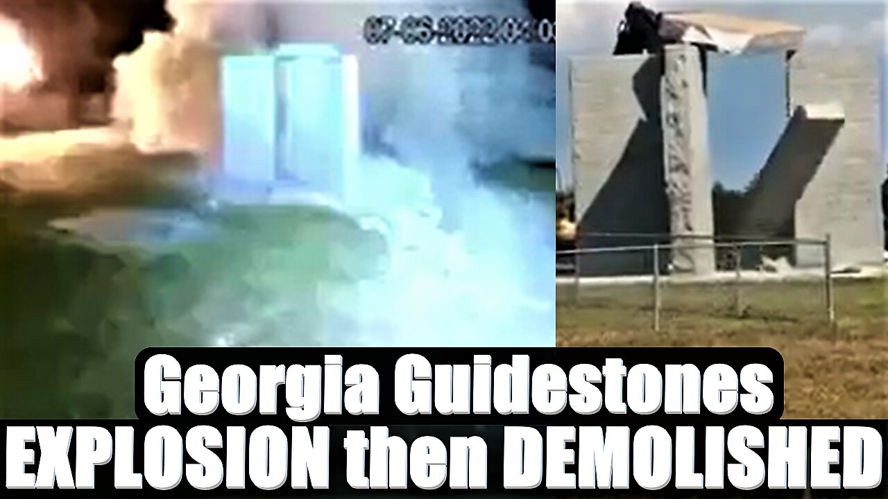 Georgia Guidestones EXPLOSION then DEMOLISHED - Did God have a hand in taking them down?