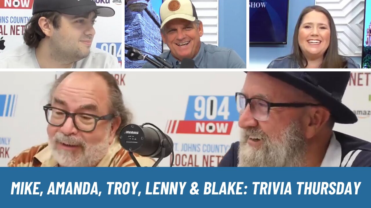 Mike Davis, Amanda, Troy, Lenny, & Blake Duke it out This Trivia Thursday