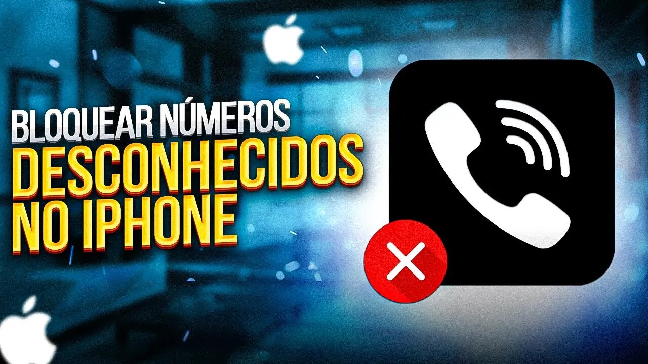 Como BLOQUEAR CHAMADAS de NÚMEROS DESCONHECIDOS no iPhone