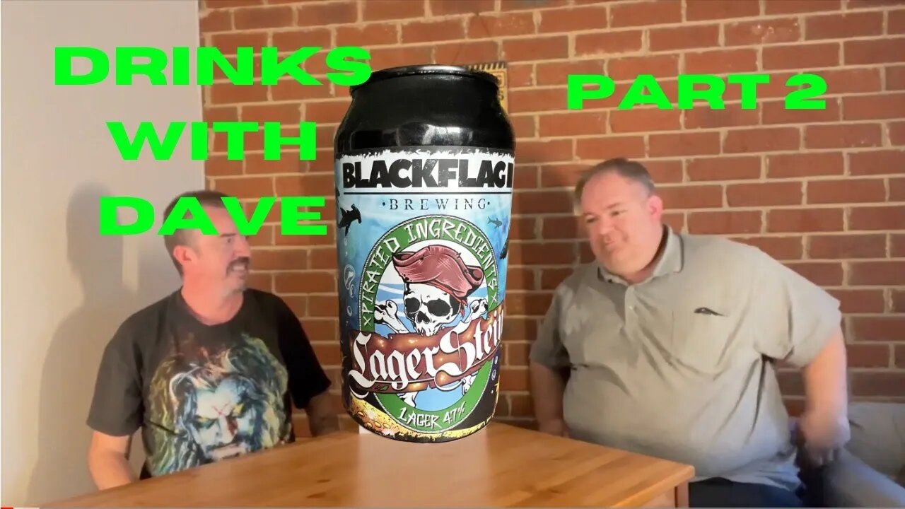 Drinks with Dave and Keith #lagerstein #lager #beer #drinks #drinking