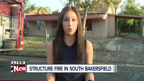 Structure fire reported on Maitland Drive in South Bakersfield