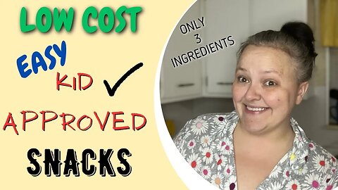 3 Ingredient - Delicious & Budget Friendly Snacks || KID APPROVED ✅