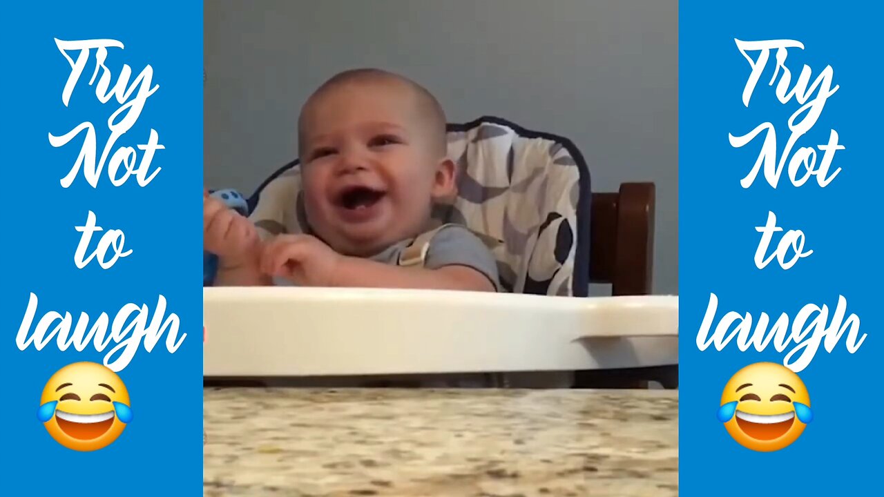 Try Not to laugh 😂| Funny Kid's Babies video