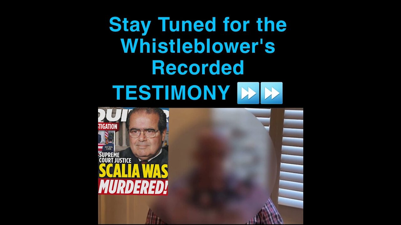 Lin's Whistleblower Part 1 / EXPOSE MURDER OF JUSTICE SCALIA John Roberts Pence Rosenstein Crowdstrike