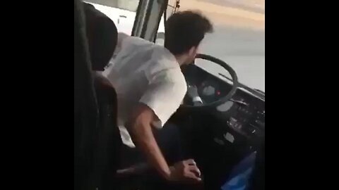 You Get On A Public Bus And This Is Your Driver… What Do You Do?
