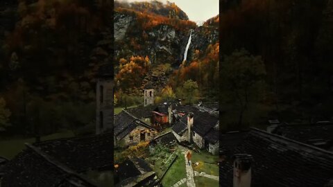 Beautiful world ❤️ love my world ❤️ #beautiful #waterfall #shorts #village