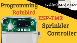 Programming Rainbird ESP-T2 Sprinkler controller