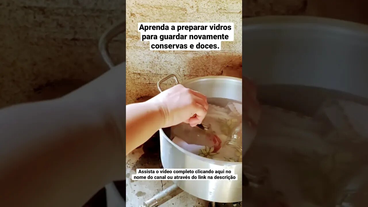 Preparando VIDROS para armazenar alimentos