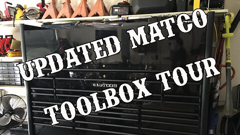 Updated Matco 6s Triple Bay With Hutch Toolbox Tour