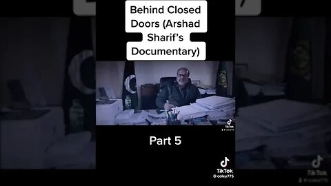 Behind the Closed Doors by Mr Arshad Sharif Shaheed . corruption of Sharif's Family in Pakistan.
