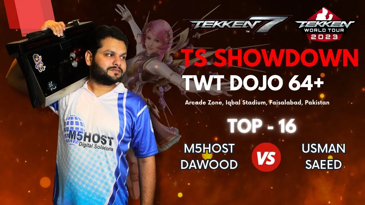 Tekken 7 TS SHOWDOWN Top-16 | M5Host Dawood Sikandar (Alisa) vs Usman Saeed (Leroy)