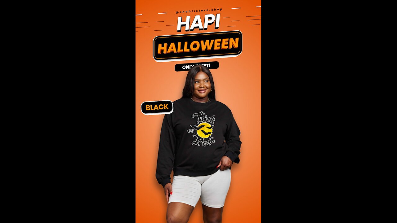 Simply Love Curvy+ TRICK OR TREAT Graphic Sweatshirt🎃👻🍫🍬🍭