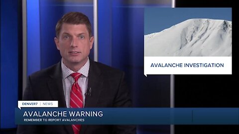 CAIC reminds backcountry visitors to always report avalanches