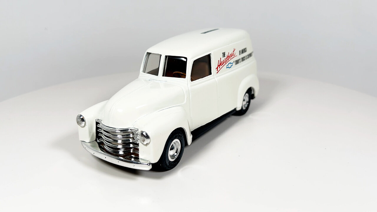ERTL Chevrolet Chevy Heartbeat 1950 Panel Truck Die-Cast Bank