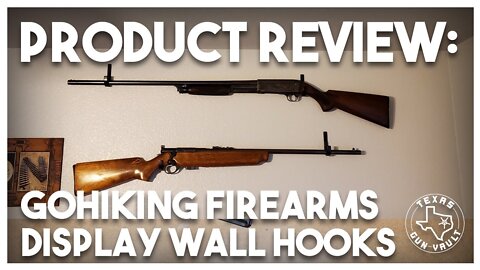 Product Review: Gohiking Firearms Display Wall Hooks