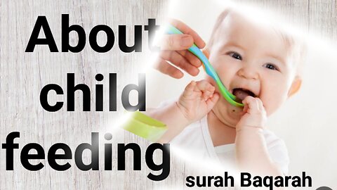 About child feeding