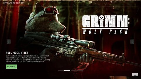 Grimm The Wolf Operator Bundle has released in the message of the day.