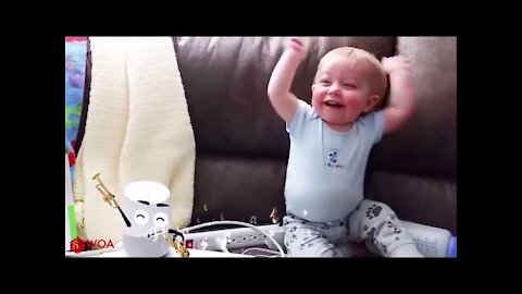 Funniest Baby Playing With Doodle Funny Fails