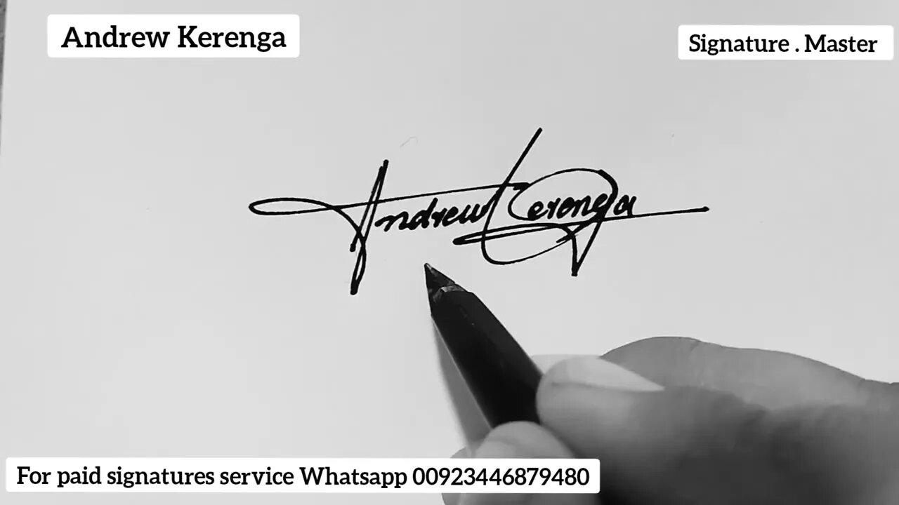 Signature style of my name || How to signature like a Boss | Signature Master