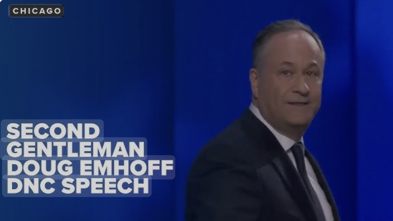 Second Gentleman Doug Emhoff Speaks at DNC (August 20, 2024)